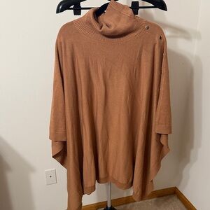 Women's Tan Turtleneck Sweater
